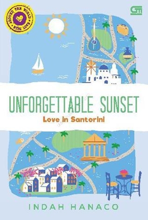 Unforgettable Sunset – Love In Santorini By Indah Hanaco